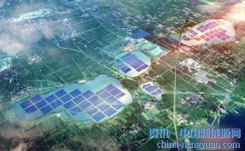 中国三峡集团三峡新能源公司安徽淮南150兆瓦水面漂浮光伏项目。汤伟 摄
据中国长江三峡集团10日消息,安徽淮南150兆瓦水面漂浮光伏项目当日并网发电