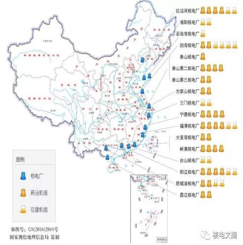 &nbsp;昌江核电厂昌江核电厂位于海南省昌江县海尾镇唐兴村，海南昌江核电厂堆型为二代改进型压水堆核电机组，一期1、2号机组规划容量为65万千瓦，电功率为2&times;650MW，分别于2010年4月25日和11月21日正式开工建设。1号机组于2015年12月25日投入商业运行