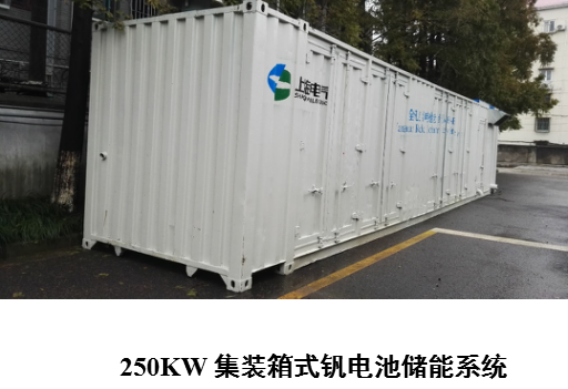 	中国储能网讯：2017年11月21日，上海电气中央研究院召开250kW全钒液流电池储能系统产品发布会，发布了250kW全钒液流电池储能系统的各项参数及性能指标，该系统涵括8组32kW电池共250kW、动力模块、散热模块、电池管理系统为一体的储能产品；容量模块可根据用户需求拓展，可实现自动充放电、自动监控、能量管理等功能；可集成至MW及以上储能系统，可作为储能系统用于分布式微网、大型风电场、光伏发电站等领域。	上海电气以先进的技术水平、规模化的制造能力为全球用户提供全方位的全钒液流电池储能技术服务