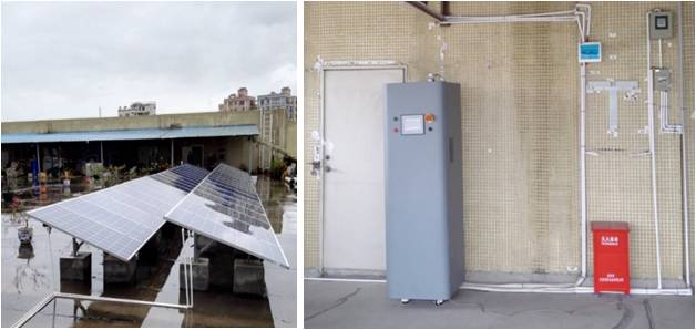 	中国储能网讯：1月8日，由电源事业部研发的5KW 光储混合微网系统在深圳龙华正式投入运行。本项目由长城电源MG PS 5KW户用光储混合微网系统、5KWP太阳能电池组件及12kWh磷酸铁锂储能电池系统组成，为客户提供应急供电，保证生活所需的照明和家用电器正常用电