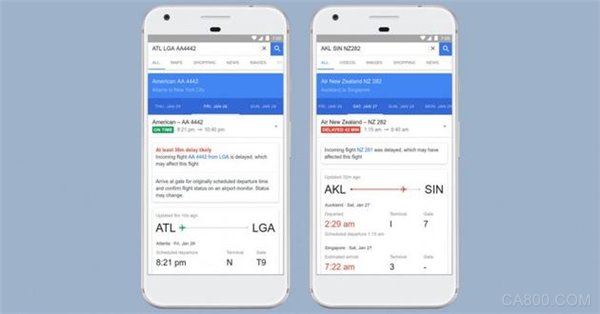                     			2月1日消息Google Flights是谷歌旗下的航班查询服务，近日，这款软件进行了更新，来帮助旅客解决一些航班延误的问题。				Google Flights现在不仅仅是直接从航空公司获取信息，它还会利用历史数据和机器学习算法来预测还未被标记出延误的航班，从而帮助旅客做出应对策略，以减少损失