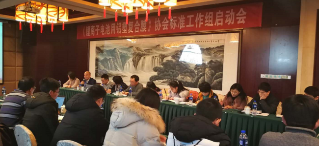 	中国储能网讯：2018年2月1日，中国化学与物理电源行业协会与全国碱性蓄电池标准化技术委员会合作，在天津召开了《锂离子电池用铝塑复合膜》协会标准工作组启动会。目前，世界各国尚无公开的关于铝塑复合膜的国家标准或行业标准
