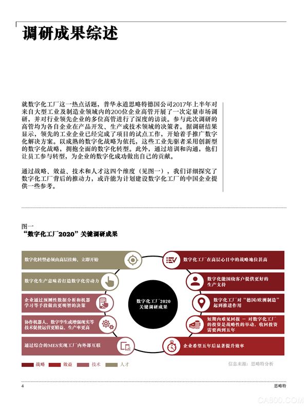 
                    
	數(shù)字化讓制造型企業(yè)從根本上改頭換面。隨著企業(yè)對各類創(chuàng)新技術的采用以及對不同資質人才的聘用，新型的數(shù)字化工廠正悄然引領制造業(yè)的轉型，并推動著制造業(yè)的中心邁向高度定制化的產品和系統(tǒng)