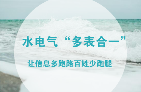 　　長(zhǎng)期以來(lái)，社會(huì)上沒有建立一個(gè)電、水、氣表數(shù)據(jù)集中整合的公用數(shù)據(jù)平臺(tái)，面臨著諸多弊端，如百姓生活交費(fèi)需要跑不同的企業(yè)、多家營(yíng)業(yè)廳，極其不便；水電氣企業(yè)各自管理計(jì)量抄集工作，資源分散浪費(fèi)；政府部門對(duì)終端能源消耗情況難以準(zhǔn)確、及時(shí)掌握等等。  　　因此，推進(jìn)“多表合一”采集建設(shè)，構(gòu)建社會(huì)公用事業(yè)終端能源數(shù)據(jù)采集與分析平臺(tái)，符合政府及社會(huì)各界的共同期望