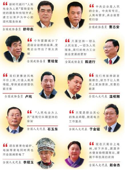 　　全国两会前夕，一张由中国电力报记者王飞拍摄的老照片在业界广为流传。这是1997年第八届全运会开幕式上的一张照片，电力代表队身着统一制服，踏着铿锵的步伐入场，手中高擎着7个红色大字：人民电业为人民