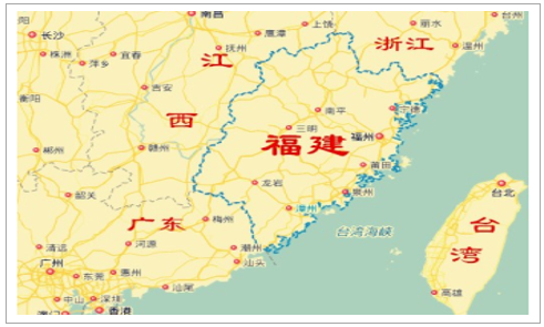  　　福建省地處我國(guó)東南沿海，屬于少煤缺油，礦物能源資源匱乏省份， 其一次能源自給率僅為 30%?，F(xiàn)有福建省內(nèi)一次能源主要為原煤和水電， 其中原煤儲(chǔ)量有限且品級(jí)不高，水電資源開(kāi)發(fā)利用率已達(dá) 90%， 這使得福建省長(zhǎng)期的能源電力供給將依托非水清潔能源