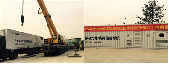 	揭开移动式储能系统的面纱	中国储能网讯：2018年4月，山西省右玉县老千山风电场内两个12米长、2.3米宽、2.4米高的集装箱储能系统正准备就绪，即将接受工程师调试安装，接入风电场35kV母线。区别于传统储能电站需要建设专用厂房、施工周期长且固定无法移动，移动式储能系统可进行工厂化生产，具备环境适应性强、安装简便、可扩展性高的特点