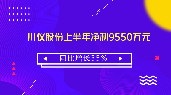 　　【中國(guó)儀表網(wǎng) 儀表企業(yè)】7月11日，川儀股份發(fā)布業(yè)績(jī)快報(bào)，2018年1-6月，公司實(shí)現(xiàn)營(yíng)業(yè)收入16.30億元，同比增長(zhǎng)12.32%，電氣設(shè)備行業(yè)平均營(yíng)業(yè)收入增長(zhǎng)率為20.95%；歸屬于上市公司股東的凈利潤(rùn)9550.00萬(wàn)元，同比增長(zhǎng)34.73%，電氣設(shè)備行業(yè)平均凈利潤(rùn)增長(zhǎng)率為10.13%。  　　川儀股份成立于1999年，控股股東為四聯(lián)集團(tuán)，實(shí)際控制人為重慶市國(guó)資委
