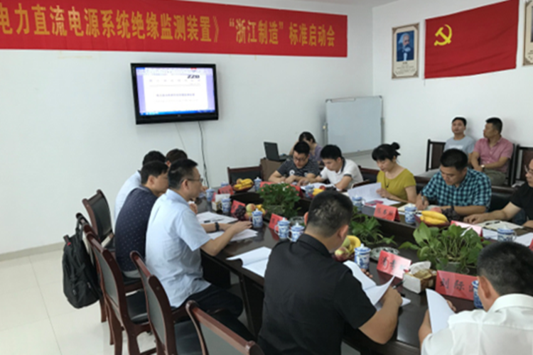 　　【中国仪表网 仪表会议】近日，由浙江省计量科学研究院牵头起草的《电力直流电源系统绝缘监测装置》&ldquo;浙江制造&rdquo;标准制定启动会召开。&nbsp;&nbsp;　　直流电源系统绝缘监测装置是监测直流电源系统绝缘状况的重要设备，该标准的制定将提升浙江省直流电源系统绝缘监测装置的制造能力和水平，为相关国家、行业标准的制定提供技术依据，保障电力安全生产