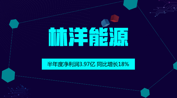 　　【中國儀表網(wǎng) 儀表企業(yè)】8月21日，林洋能源發(fā)布了2018年半年報，2018年1-6月，公司實現(xiàn)營業(yè)收入16.13億元，同比增長3.37%；電氣設(shè)備行業(yè)平均營業(yè)收入增長率為17.44%；歸屬于上市公司股東的凈利潤3.97億元，同比增長17.79%，電氣設(shè)備行業(yè)平均凈利潤增長率為24.13%，公司每股收益為0.22元。  　　林洋能源于成立于1995年，主要從事，智能、節(jié)能、新能源三大板塊業(yè)務(wù)