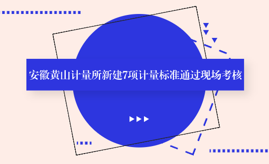　　【中国仪表网 仪表标准】9月7日，受安徽省质量技术监督局的委托，计量标准考核专家组对黄山市计量检定测试所申报的&ldquo;原子吸收分光光度计检定装置&rdquo;、&ldquo;液相色谱检定装置&rdquo;、&ldquo;气相色谱检定装置&rdquo;等7项计量标准进行了现场考核。市局党组副书记、副局长程建军、市局计量科科长曹宏文出席现场考评