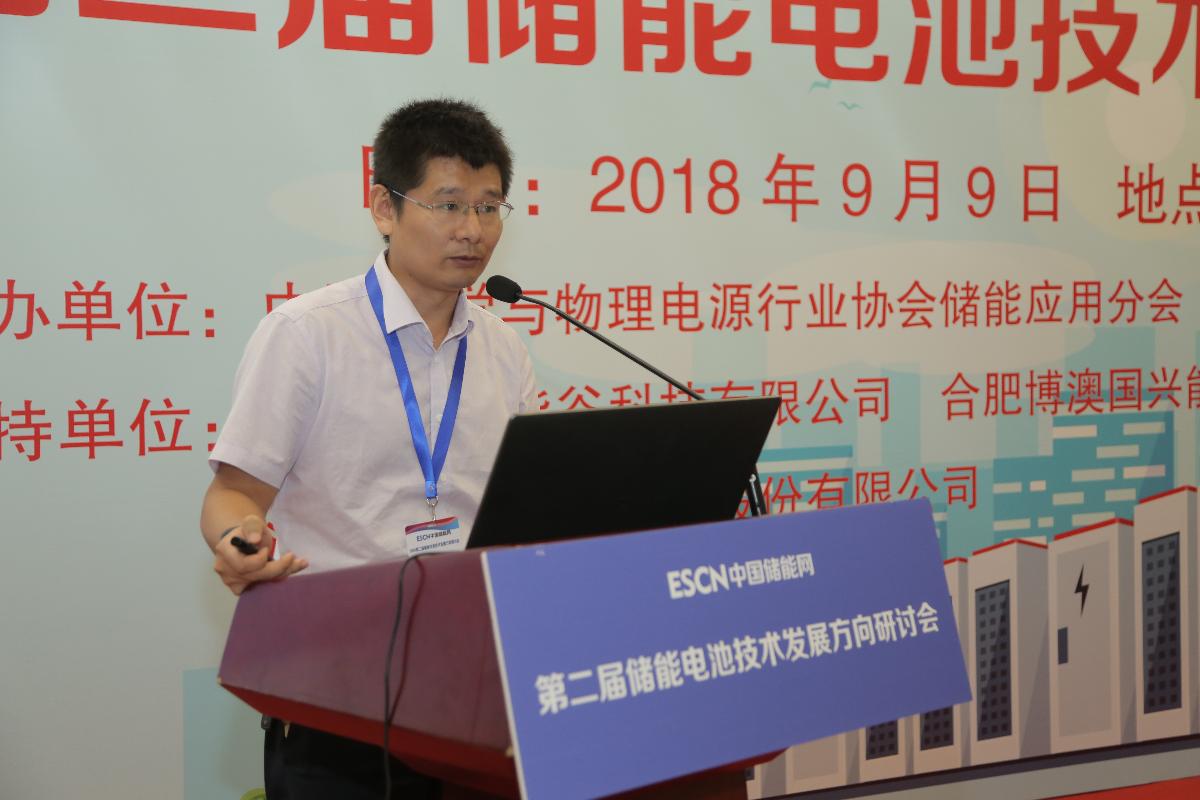 中国储能网讯:9月9日,第二届储能电池技术发展方向研讨会在京召开。
本次会议由中国化学与物理电源行业协会储能应用分会与中国科学院电工研究所储能技术研究组联合主办,北京好风光储能技术有限公司、浙江南都电源动力股份有限公司、中天储能科技有限公司、长兴太湖能谷科技有限公司及合肥博澳国兴能源技术有限公司等单位联合支持