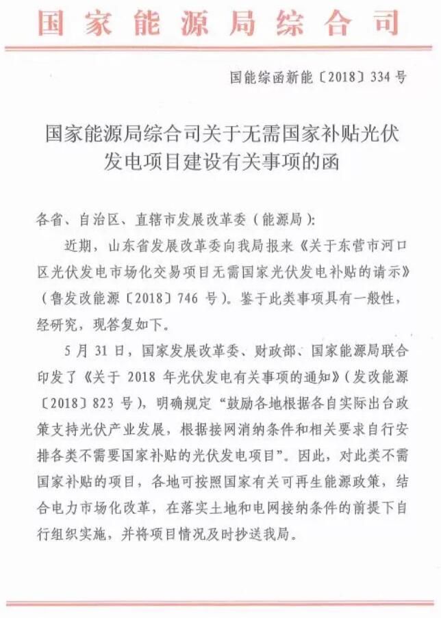　　自国家能源局将在近期组织一批无补贴光伏项目建设的消息传出之后，业界都在探讨无补贴下的光伏未来在哪里。不过可以肯定的是，光伏平价上网正在加速到来