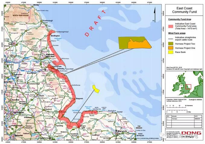 　　最近一則關于海上風電開發(fā)商Ørsted設立基金的消息引起了小編的注意，并聯(lián)想到國內(nèi)的“競價上網(wǎng)”政策，對風電開發(fā)與當?shù)鼐用竦年P系有了一些思考。
　　Ørsted設立東部海岸社區(qū)基金
　　目前，Ørsted集團正在英國約克郡、林肯郡和北諾福克地區(qū)所屬的海域建設裝機容量573MW的RaceBank海上風場，同時開發(fā)裝機容量1200MW的Hornsea Project One風場