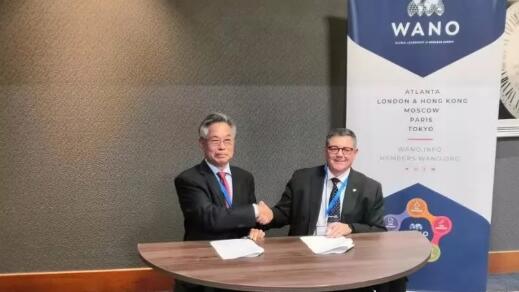 当地时间2019年10月20日，中国核能行业协会副理事长兼秘书长张廷克应邀赴伦敦出席世界核电运营者协会（WANO）理事会，并代表中国核能行业协会发表入会致辞。